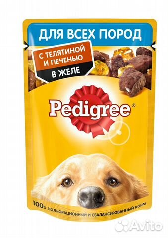 Pedigree влажный корм для взрослых собак всех поро