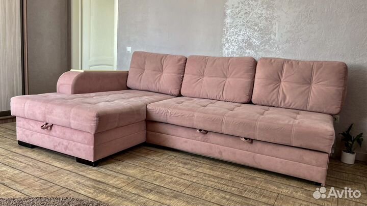 Большой угловой диван бу