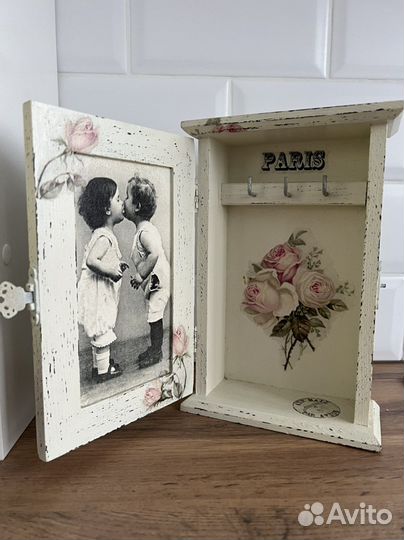 Ключница ручная работа декупаж