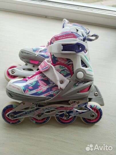 Роликовые коньки детские раздвижные
