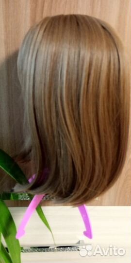 Парик короткий Каре светло-коричневый