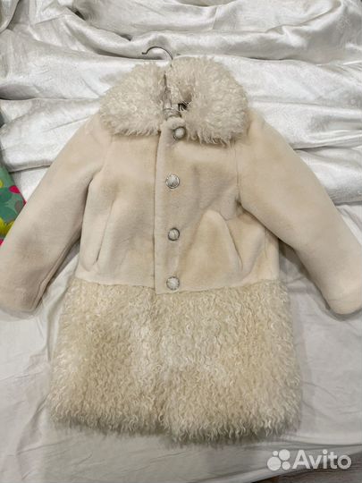 Шуба для девочки 104 110
