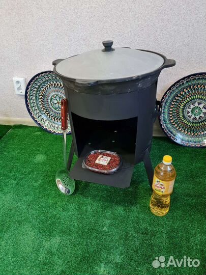 Казан 12 литров с Печкой