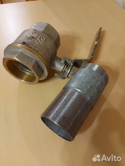 Кран шаровой латунный ду65 (2,5 дюйма)