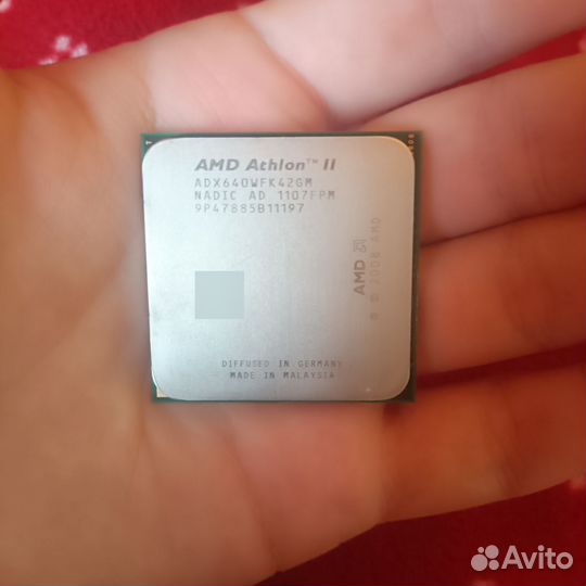 Процессор AMD athlon tm 2