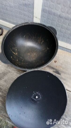 Казан чугунный 6л