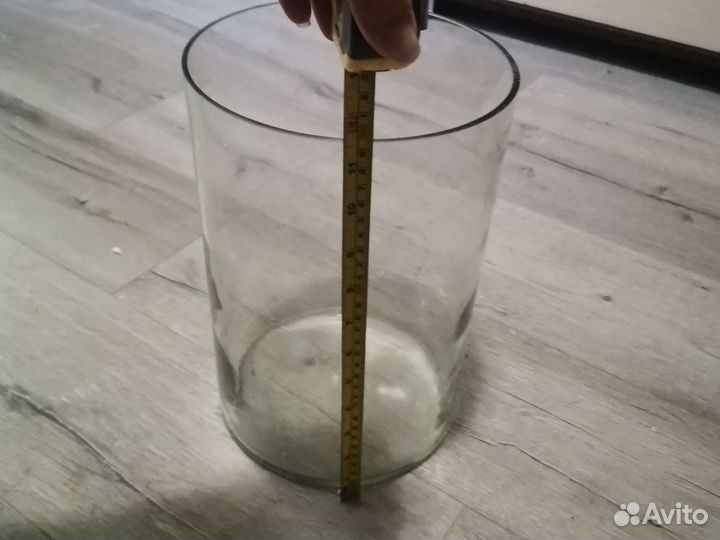 Ваза, целиндр, стекло