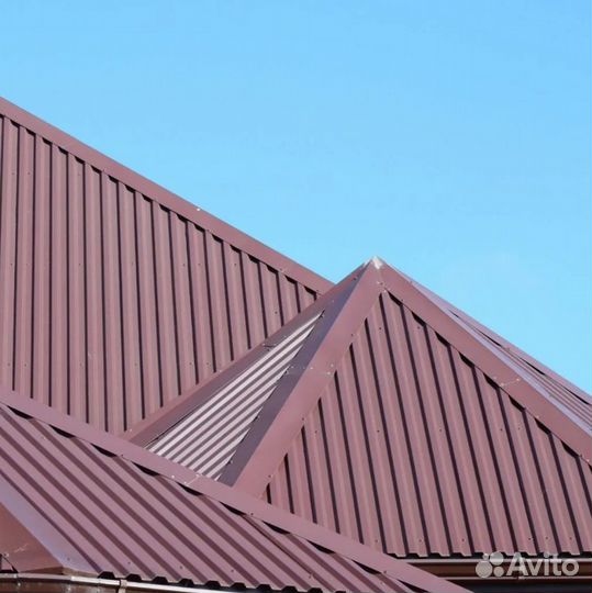 Профнастил С8 коричневый