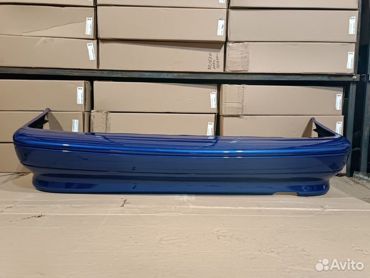 Бампер задний ваз 2114 цвет синий (мускари) 426