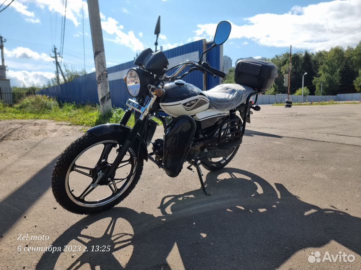Мопед альфа 110. motoland alpha RX11 luxq