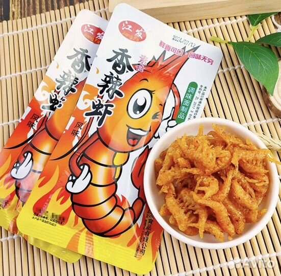 Китайские снеки, чипсы