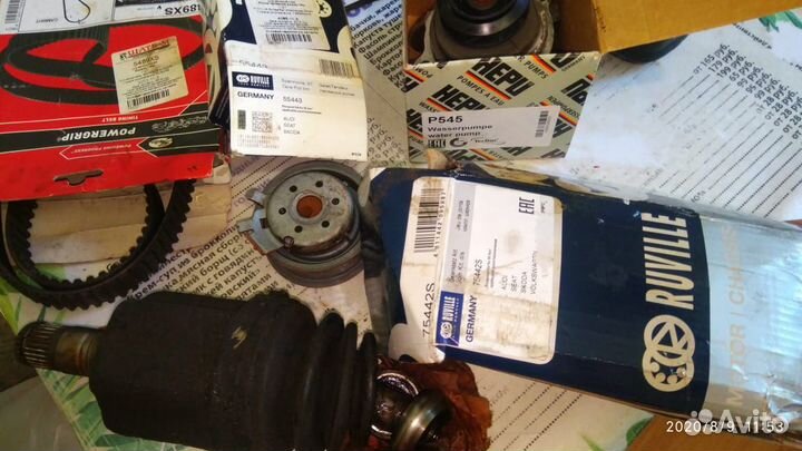 Грм. помпу. шрус. натяжной ролик