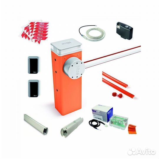 Nice l9bar9bdkit1 шлагбаум автоматический 9 метров