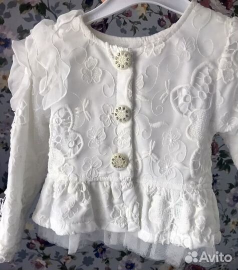 Пиджак/кардиган детский ручной работы