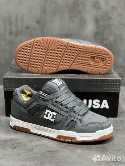 Кеды Дутыши DC Shoes Stag Серые