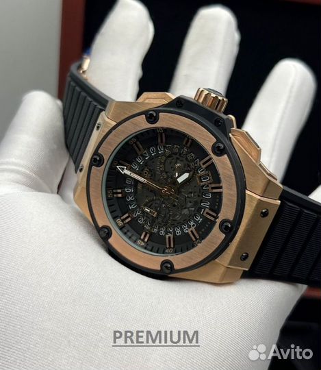 Брутальные мужские часы Hublot