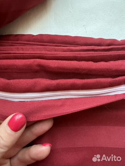 Сатиновый комплект белья 2спальный с 2простынями