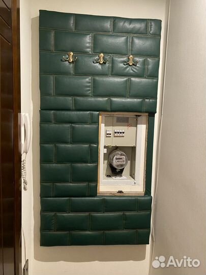 Мягкая стеновая панель в прихожую