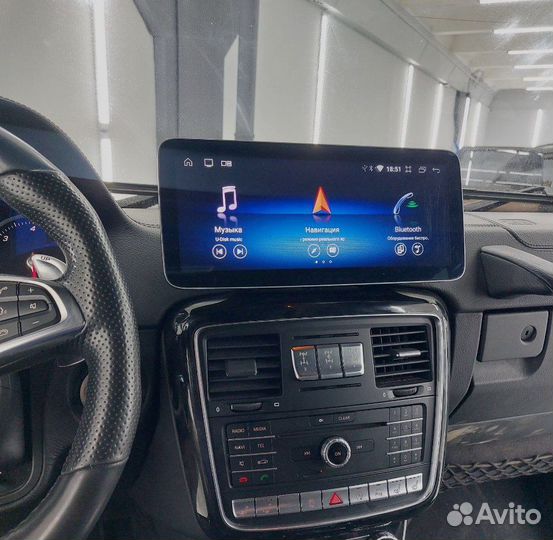 Монитор 12' на Андроид Mercedes G class W463