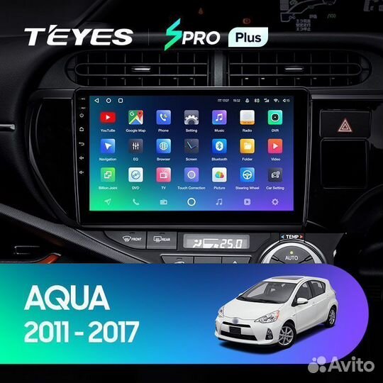 Магнитола Toyota Aqua spro Plus 4/32