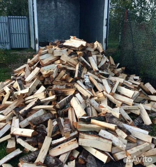 Дрова березовые колотые