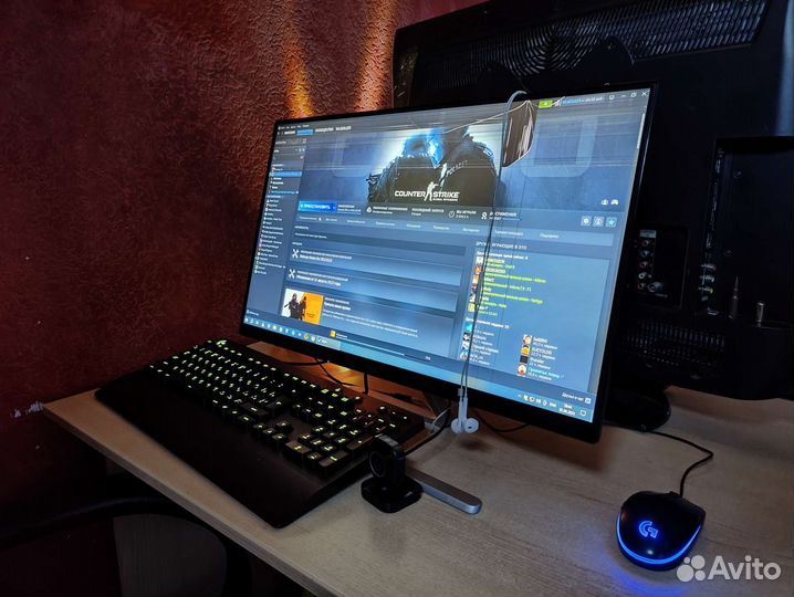 Игровой компьютер с девайсами