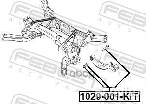 Болт с эксцентриком ремкомплект 1029001KIT Febest