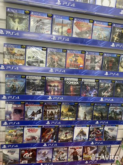Игры на PS4 Новые и trade-in. Продажа-Обмен