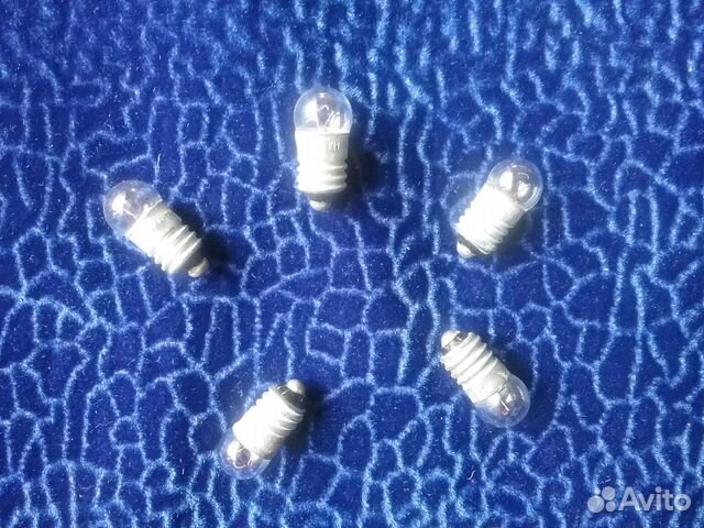 Лампочка 6.3V 0.3A E10 20шт