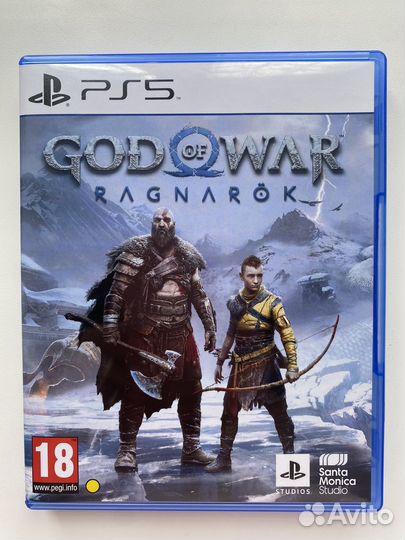 Диск Got of war ragnarok ps5