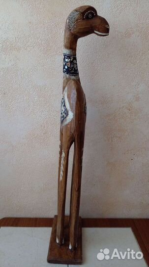 Статуэтка верблюд деревянный (Индия)