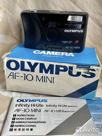 Плёночный фотоаппарат Olympus AF-10 mini