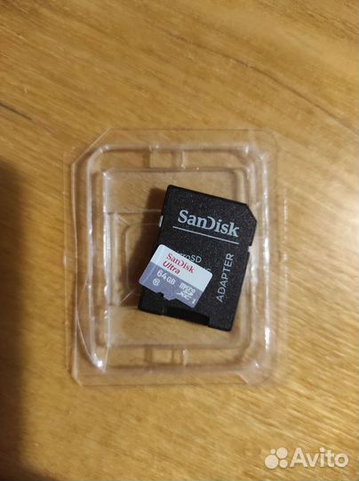 Карта памяти micro sdhc 64 гб