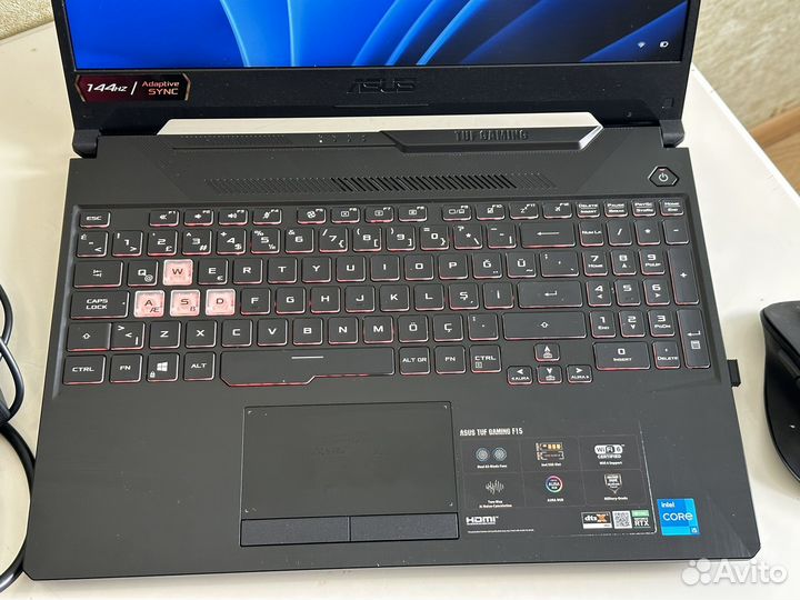 Asus tuf f15 i5 3050 512гб идеальный игровой