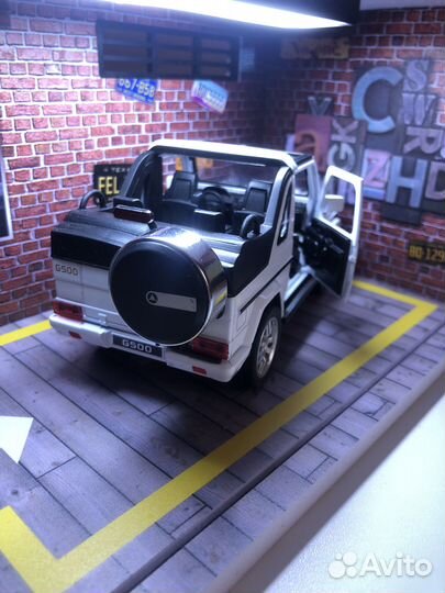 1/32 Mercedes benz G500 Cabriolet белый