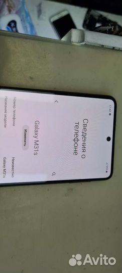 Дисплей samsung M31S оригинальный настоящий