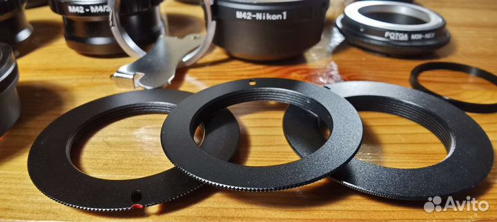 Переходники М42-Canon\Nikon\Sony\M4/3\Fujifilm