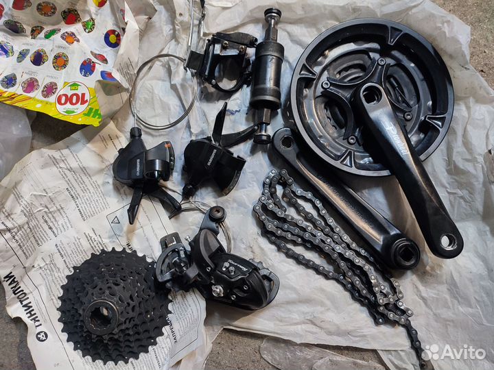 Комплект трансмиссии для велосипеда