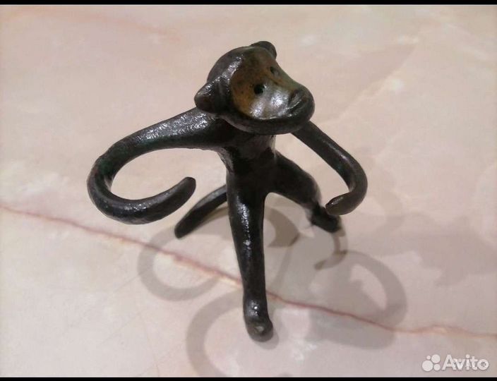 Обезьянка бронзовая СССР