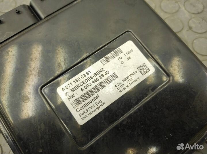 Блок управления двигателем Mercedes-Benz C-Class