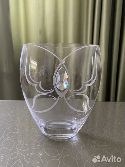 Ваза для цветов хрустальная