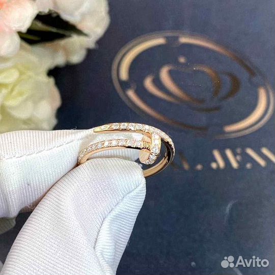 Кольцо Cartier Juste un Clou, розовое золото 0,4ct
