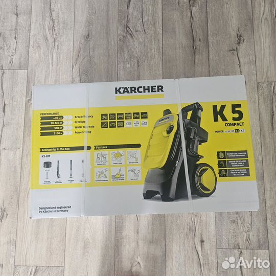 Мойка высокого давления karcher к 5 compact новая