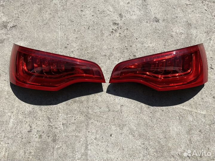 Фонари задние audi q7 4l рестайлинг комплект