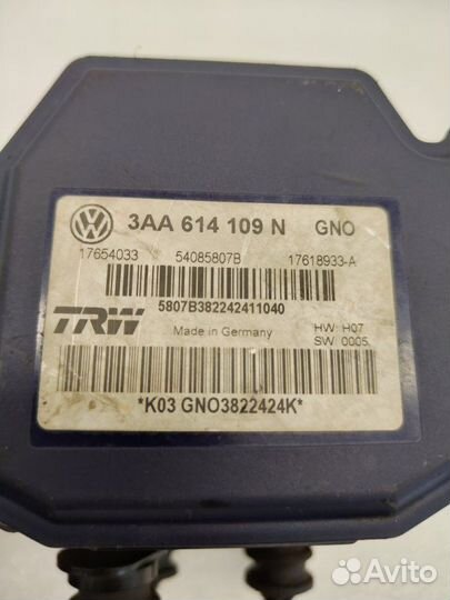 Блок ABS Volkswagen Passat B7 2013