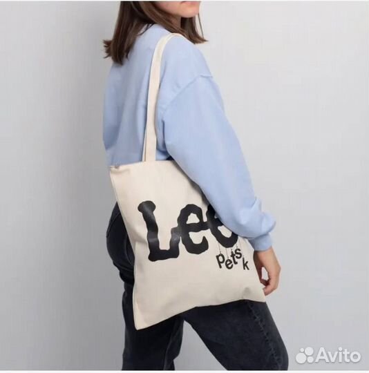 Сумка шопер тканевая Lee новая