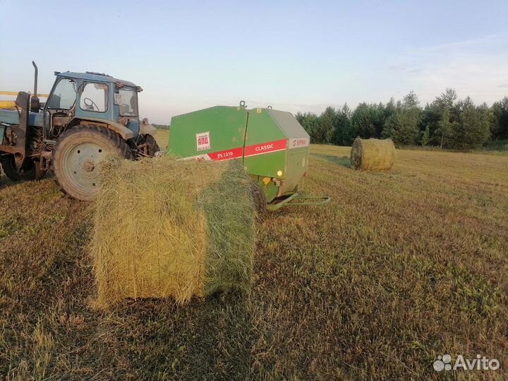 Сенаж и сено в рулонах