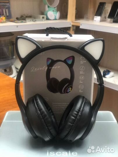 Беспроводные Блютуз наушники CAT STN-28 с Ушками