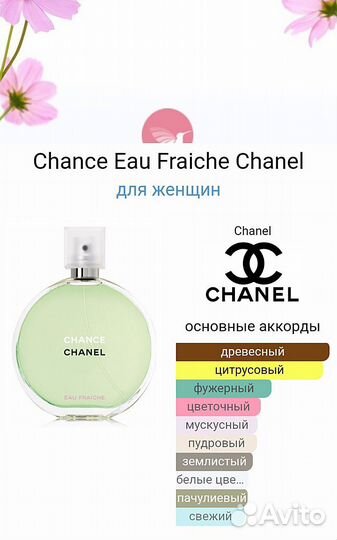 Chanel Chance eau Fraiche 65 ml парфюм ОАЭ