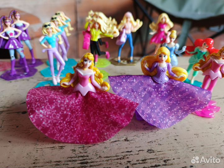 Барби принцессы 17 шт